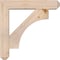 Ekena Millwork Westlake Craftsman Smooth Bracket w/ Offset Brace, Douglas Fir, 5 1/2"W x 24"D x 24"H BKT0604X24X24WTL04SDF - alternate 3